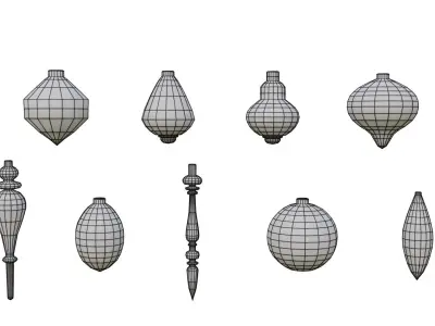 Christmas Decoration Free low-poly 3D model