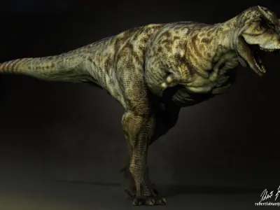Carnotaurus t - rex 3D model
