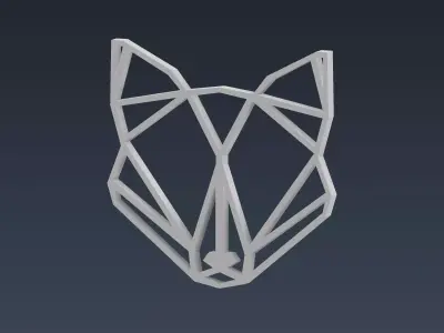 Polygon Fox 3D model