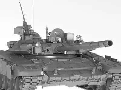 T-90A Russian Main Battle Tank 3D model