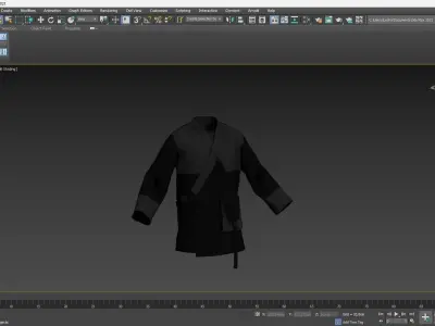 Jacket Low-poly 3D model