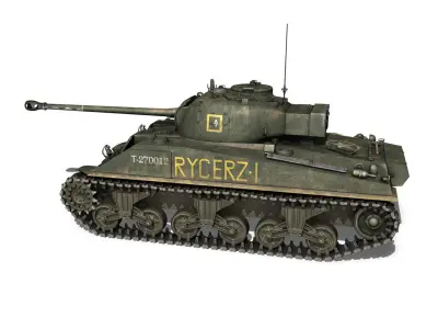 Sherman MK VC Firefly - Rycerz I 3D model