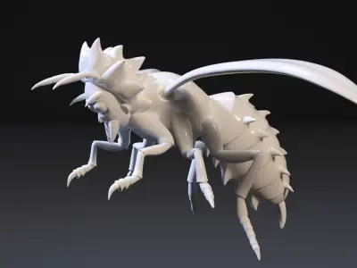 Rick hornet 3D print model