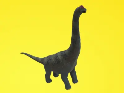 Alamosaurus Dinosaur Low-poly 3D model