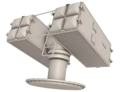 Mk 29 Missile Launching System 3D model