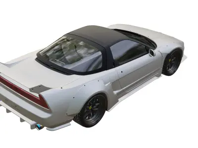 Honda NSX 1992 Libertywalk Low-poly 3D model