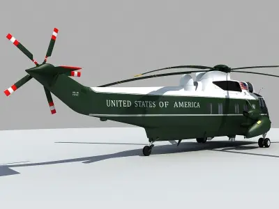 Boeing Air Force One and Marine One 3D model
