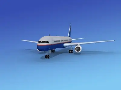 Boeing 757-200 United 2 3D model