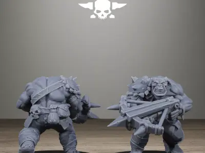 Orkaz Wild Squad 3D print model