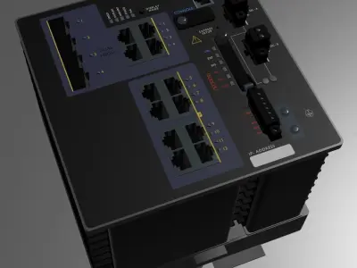 IE 4000 Switch 3D Model 3D model