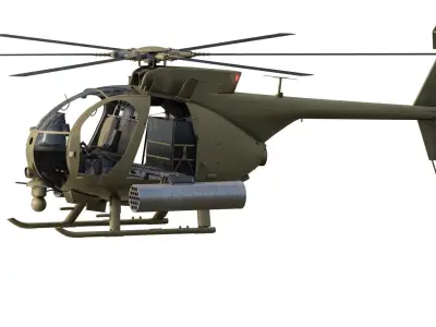 Boeing MH-6M Little Bird 3D model