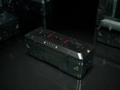 sci-fi box1 3D model