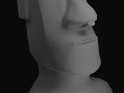 Moai Statue 3D print model