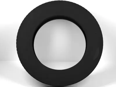 Continental VanContact tire Low-poly 3D model