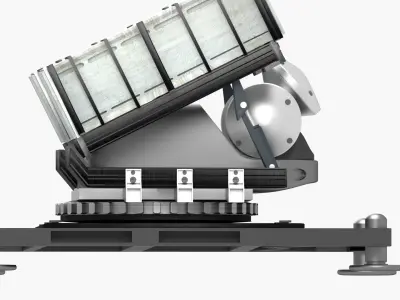 projectile missile launcher  3D model