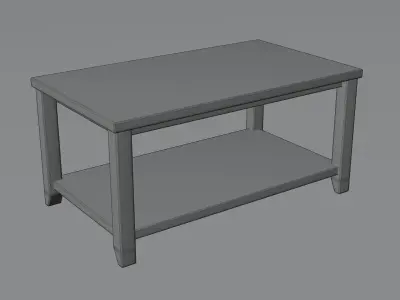 Mid Table Free low-poly 3D model