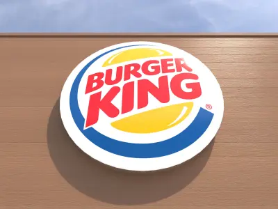 Retail-050 Burger King-005 With Site 3D model