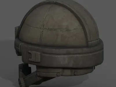 Helmet military combat soldier Low-poly 3D model