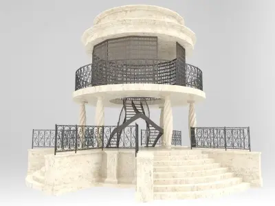 Antic Building  3D model