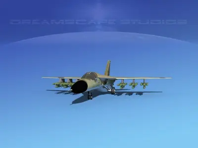 General Dynamics FB-111 Aardvark V02 3D model