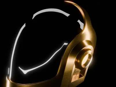  Guy-Daft Punk Helmet Free 3D model