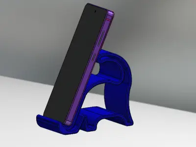 Dinosaur Inspired Phone Stand Fun and Functional Desk Accessory 3D print model