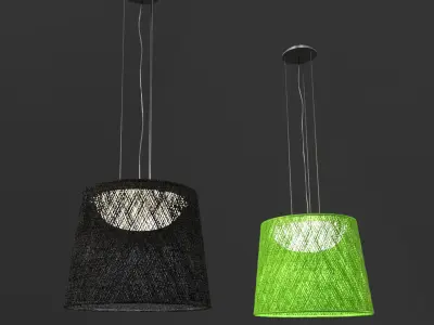 Wind Outdoor Pendant Light - 4075 3D model