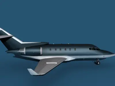 Hawker Siddley 800SR V13 3D model