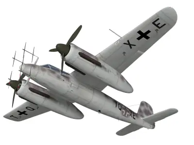 Focke Wulf Ta154 moskito 3D model