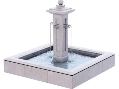 Campania - Luberon Estate Fountain 3D model