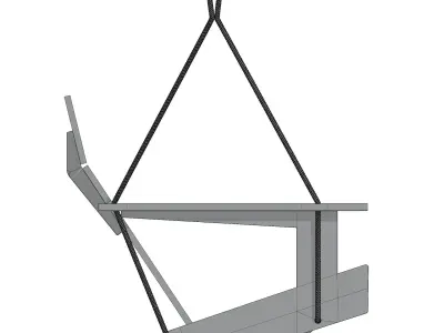 Porch Swing Sofa 3D model