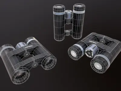 Minox Binoculars Low-poly 3D model