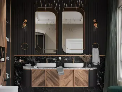 Bathroom Interior Scene Free 3D model
