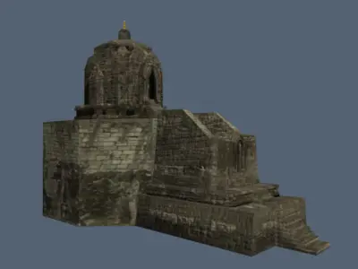 Shankaracharya Temple 3D model