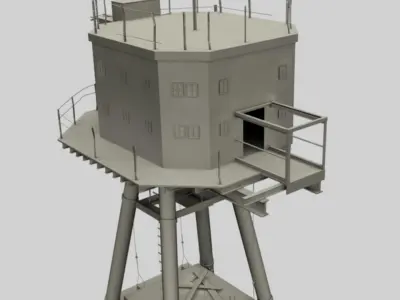 Maunsell Forts 3D model