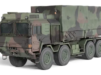 10 Military Vehicles Collection V3 Low-poly 3D model