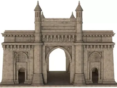 Mumbai The Gateway Of India 3D model