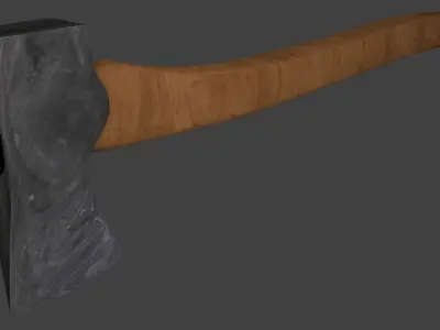 normal axe Free low-poly 3D model