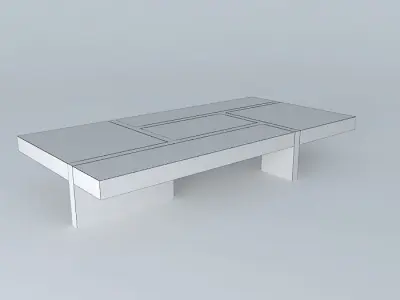 coffee table Croix by Artifact Free 3D model