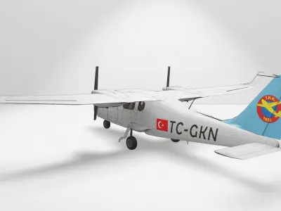 Tecnam P2006T model aircraft 3D model