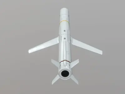  AGM-84H-K SLAM-ER Low-poly 3D model