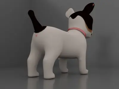 Dog Cartoon 3D model