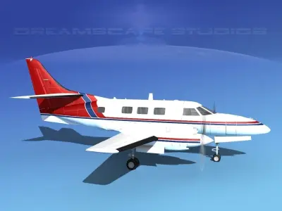 Swearingen SA226-T Merlin III V06 3D model