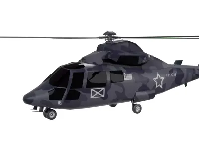 Dolphin Helicopter  Harbin Z-9 3D model