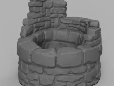 Puit de pierre  3D print model