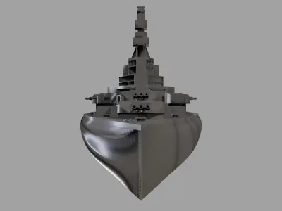 USS Pennsylvania Ship 3D model