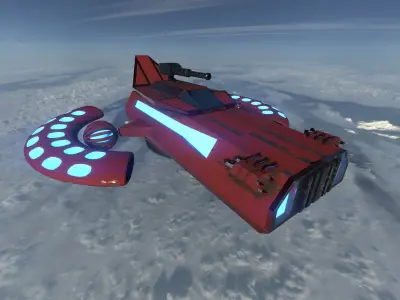 Magnetic Ship 3D model