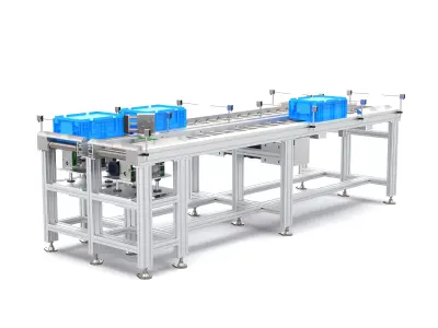 Horizontal Return Drum Line 3D model