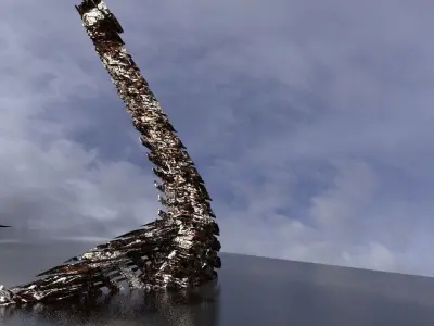 Dragon Mountain Spikes 3D model