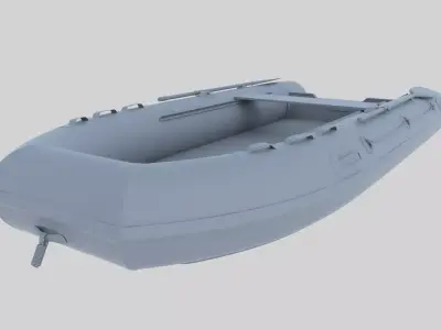 3D Boat inflatable 3D model